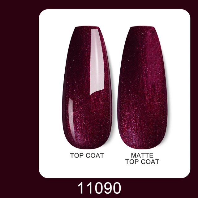 Arte Clavo 15ml Brown Coffee Color UV Gel For Nail Gel Nail Polish Varnish Hybrid Glitter Decoration Base Top Coat Set 11090