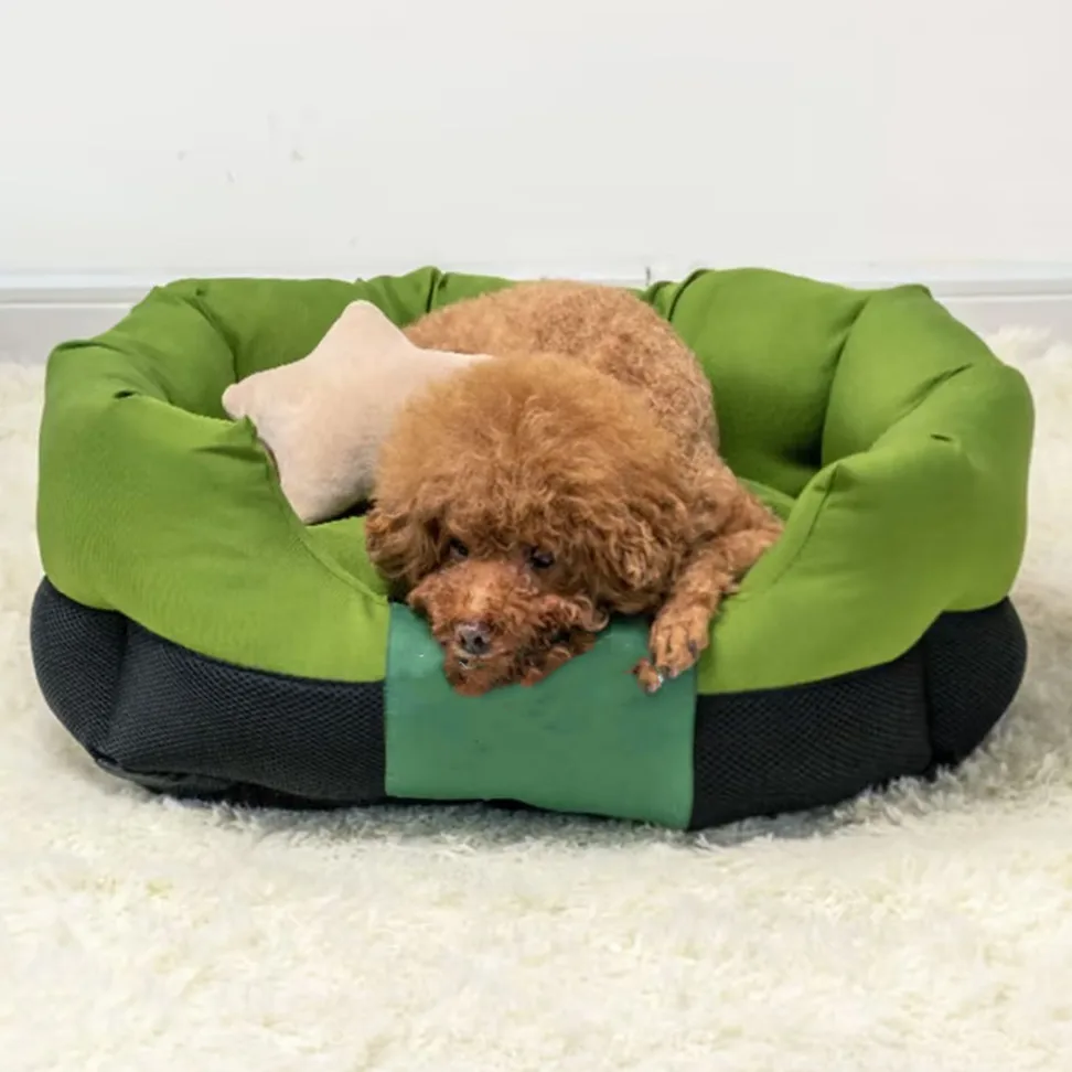 

Customized Pet Beds Waterproof Do Beds With Removable Cover Non Slip Bottom Cat Beds
