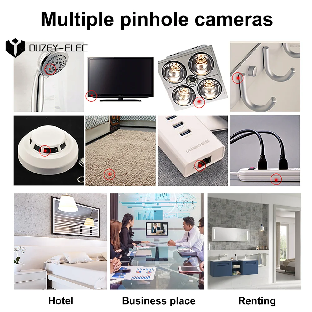 Camera Detector Anti Candid Camera Detector Portable USB Hotel Infrared Anti-surveillance Shooting Camera Detector for Security Check