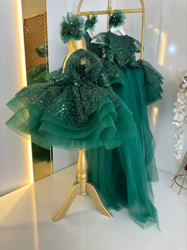 dark green flower girl dress DOLCE & GABBANA main image 1