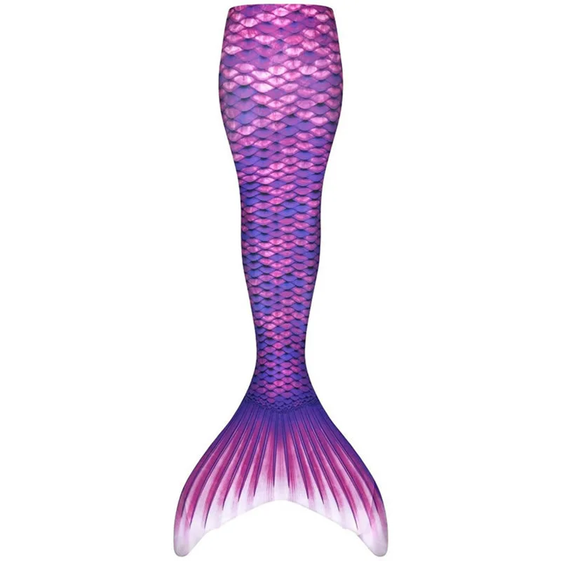 Girls Adult Swimmable Mermaid Tail with Monofin Kids Holiday Mermaid Parent-Child Children's Swimwear Cosplay Swimsuit