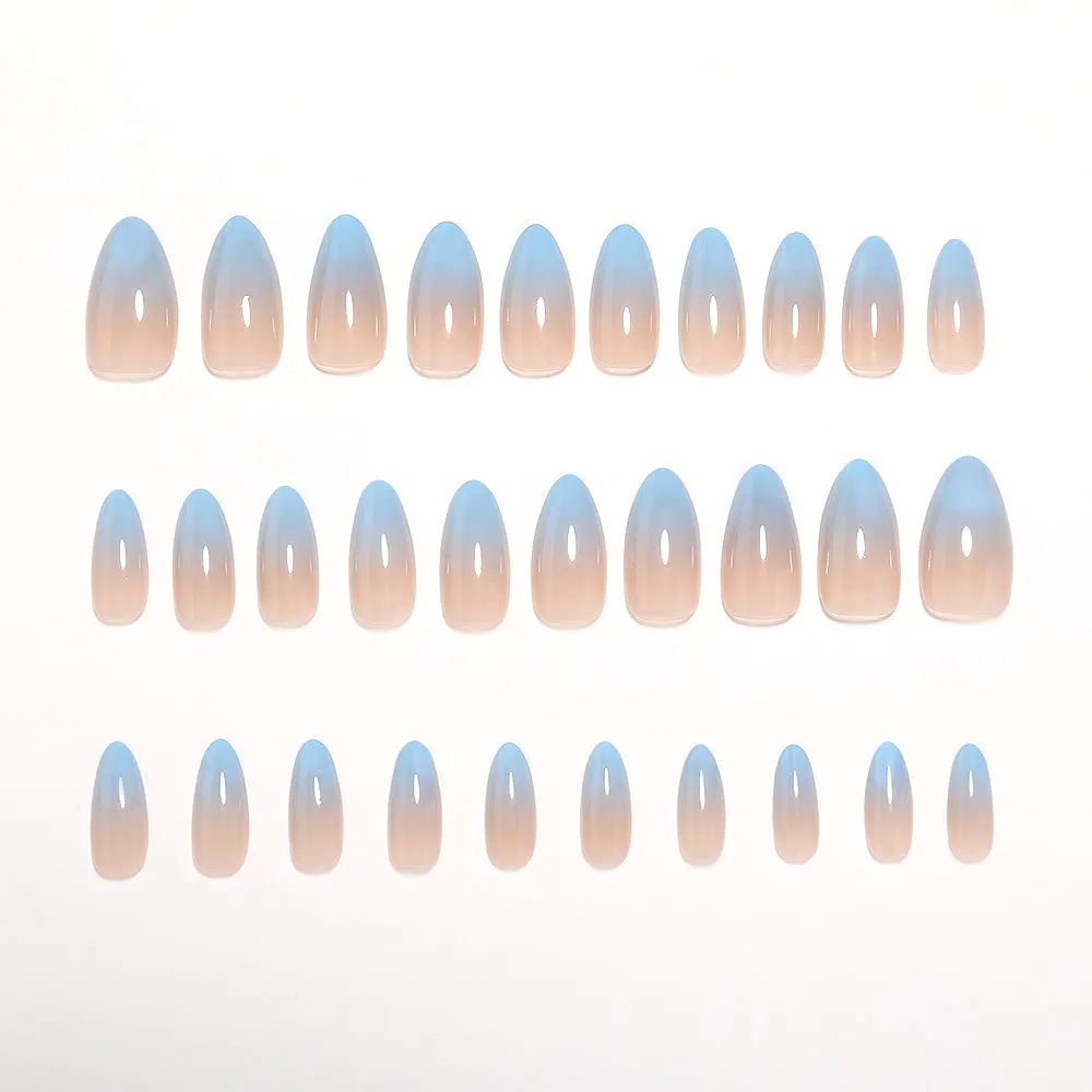 600pcs Short Almond nail tips Acrylic Nails Full Cover False Nails capsule  americaine gel x Clear Natural Almond Gel Nail Tips - AliExpress