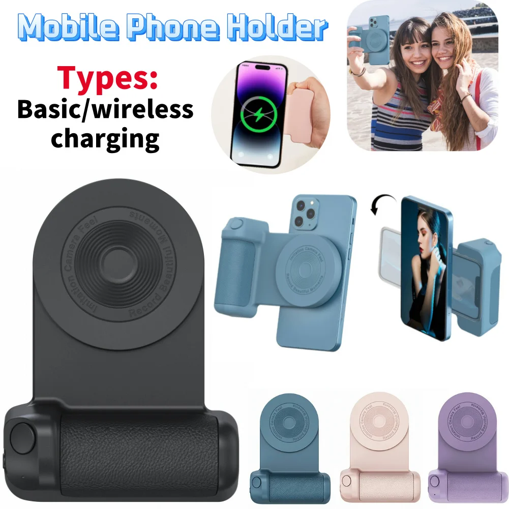 3 In 1 Camera Type-C Charging Magnetic Handheld Holder Grip Bluetooth-compatible Anti-shake For Android/iOS_voghion.com