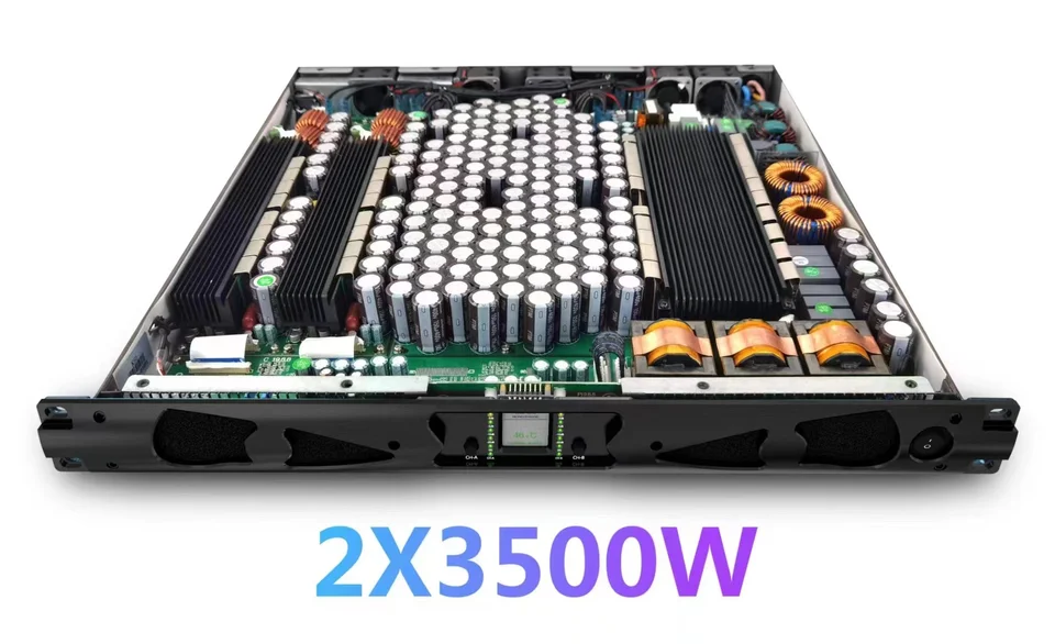 전문가용 디지털 파워 앰프, 오디오 시스템, 클래스 D 사운드, 1U 스피커, 3000 W, X4, 8ohm, 신제품