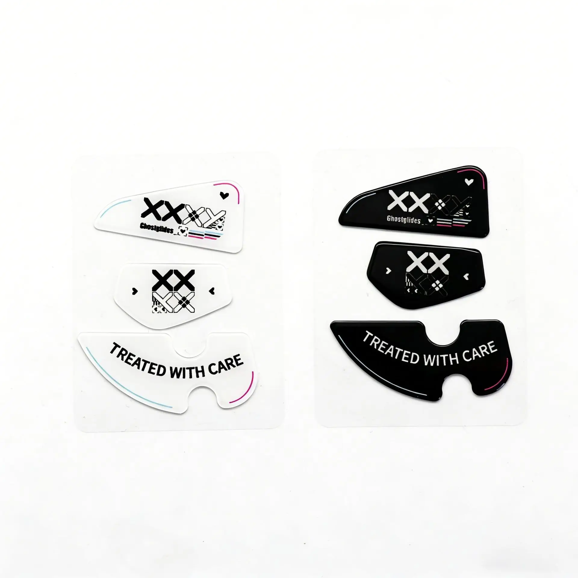 둥근 곡선형 가장자리 마우스 피트 스키트는 로지텍 MX 마스터 4와 호환됩니다. 무선 게이밍 마우스 피트 교체 부드러운 교체용 부품입니다.