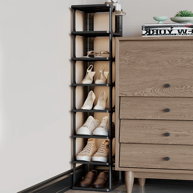 Simple shoe rack, household doorstep, small floor to ceiling shoe cabinet,  sturdy and durable, multi-layer