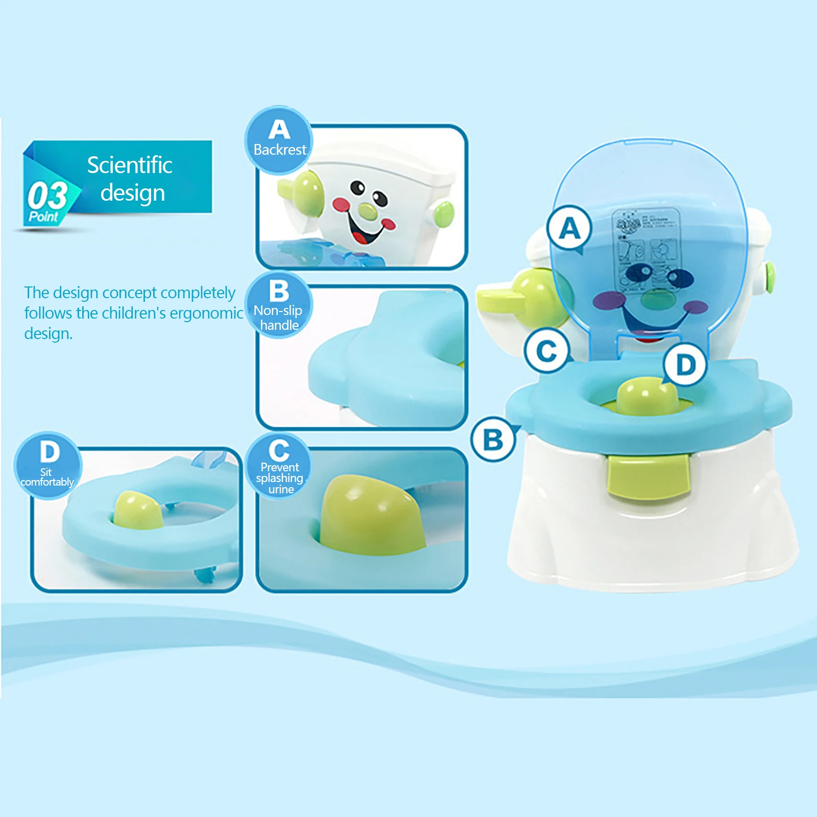 Tragbare Kindertoilette, Kindertoilette, Kinder-Töpfchen, Baby-Urinal-Trainingstoilette, Baby-Topf-Stuhltoilette für 6 Monate bis 5 Jahre – Detail 29