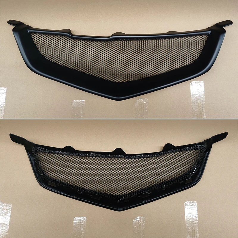 Fit Honda Accord CL7 Euro R Acura TSX 2003 2004 2005 Year  Racing Grille Redesign Front Bumper Grill Body Kit Access