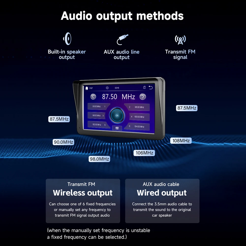 Car Mp5 Radio Touch Screen Stereo FM Audio Stereo MP5 Player SD USB support BT Camera HD Mp5 Autoradio with Adjustable Bracket