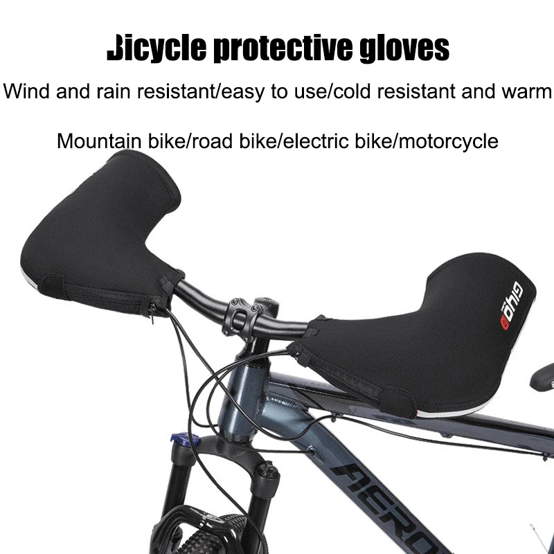 

GIYO Winter MTB Road Bike Gloves Windproof Warm Cycling Hand Guards Cold Handlebar Gloves Handlebar Warmer Equipment