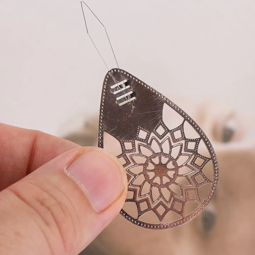 Copper Needle Threader Tool for Sewing