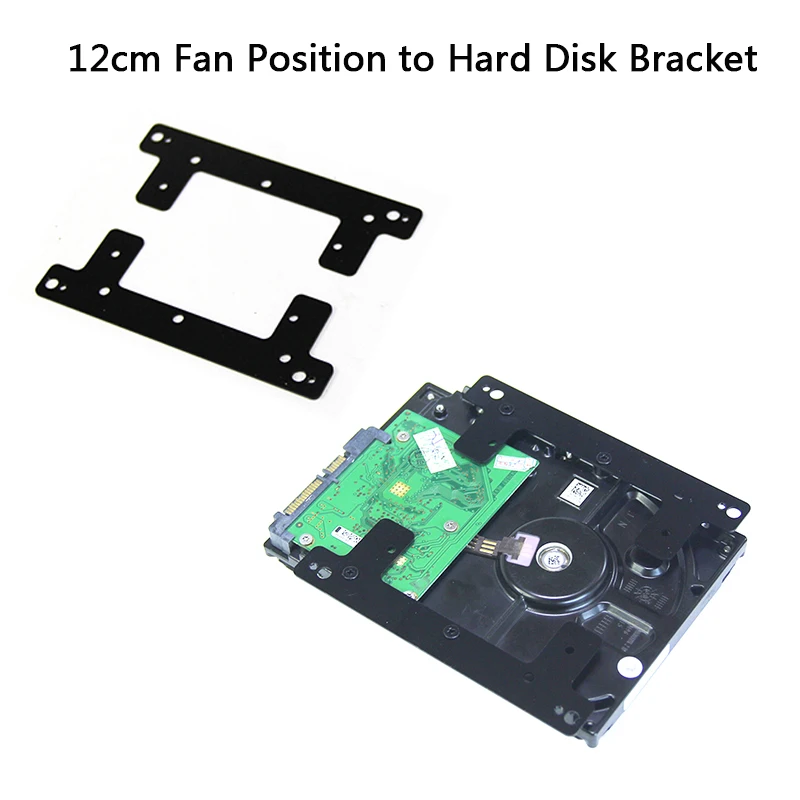 12cm fan position to hard disk bracket SSD solid state HDD hard disk for expansion desktop chassis Accessories