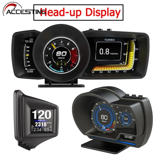 2021 New HUD OBD2 Car Heads Up Display GPS Dual Mode Speedometer Hud O