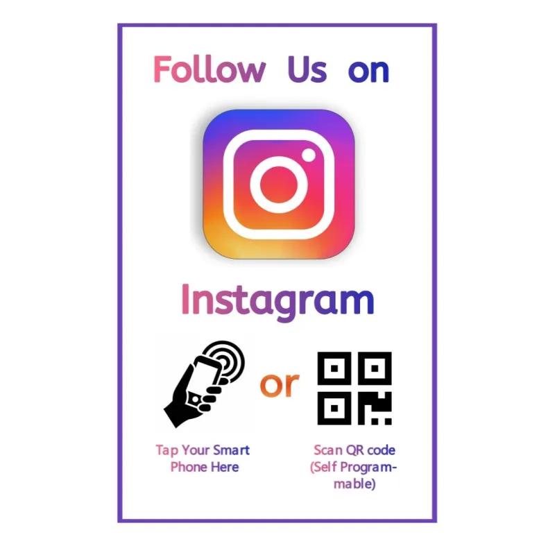 Customized.product.Google Review Card NFC NTAG213 215 Plastic Stand Rfid for Ins//Yelp/Tripadvisor restaurant/hotel