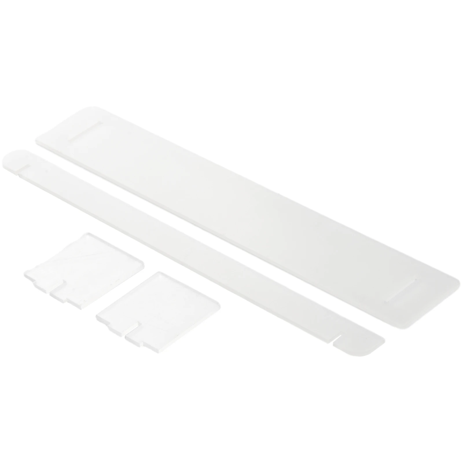 

1 Set Transparent Acrylic Riser Display Stand Step Shape Storage Model Stand Household Supplies Storage Tools Organizer Holder