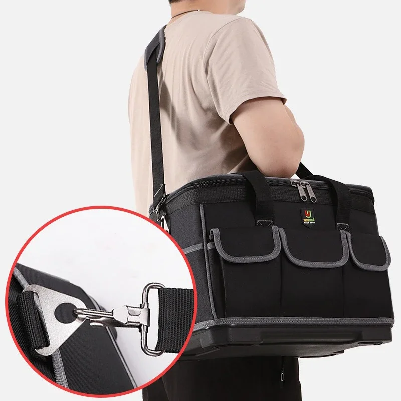 Oxford Cloth Tool Bag Wheeled Big Size Multifunctional Repair Tools Storage Accessories Electrician Special Hardware Organizer