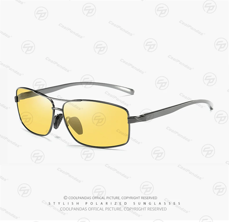 CoolPandas Männer Polarisierte Sonnenbrille Photochrome Gläser Für Fahren Anti-glare Brille zonnebril heren nachtsicht linsen – Detail 12