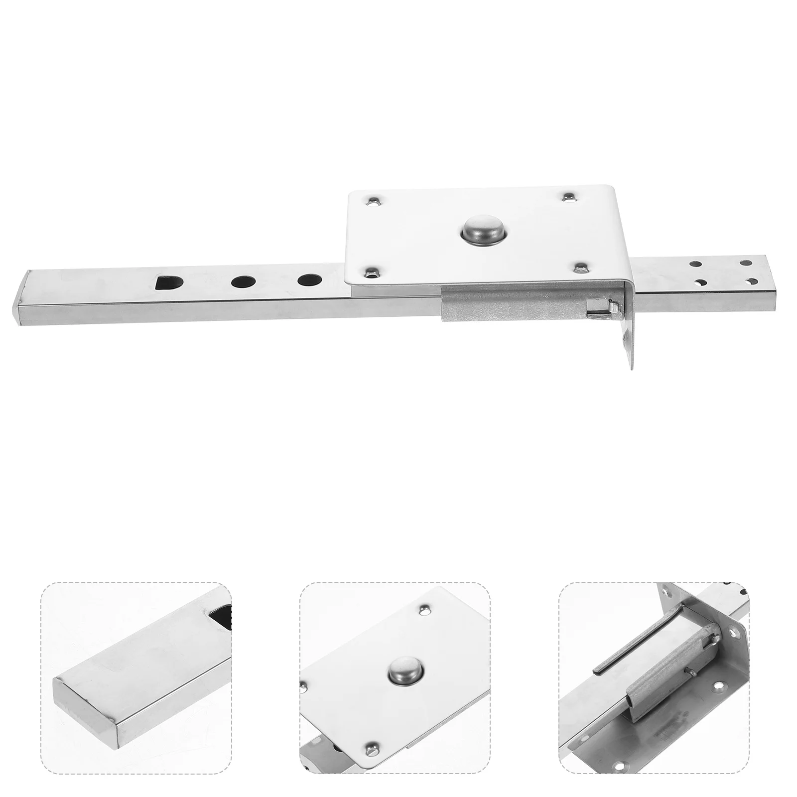 Barber Chair Accessories Headrest Bracket Replacement Brackets for Chairs Parts Silver Salon Office