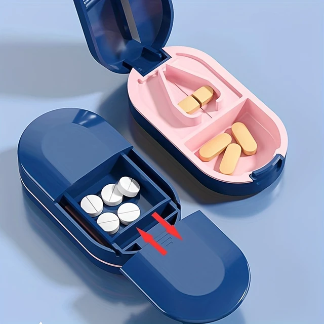 1pc Pill Cutter, For Cutting Small Or Large Pills In Half, Cuts