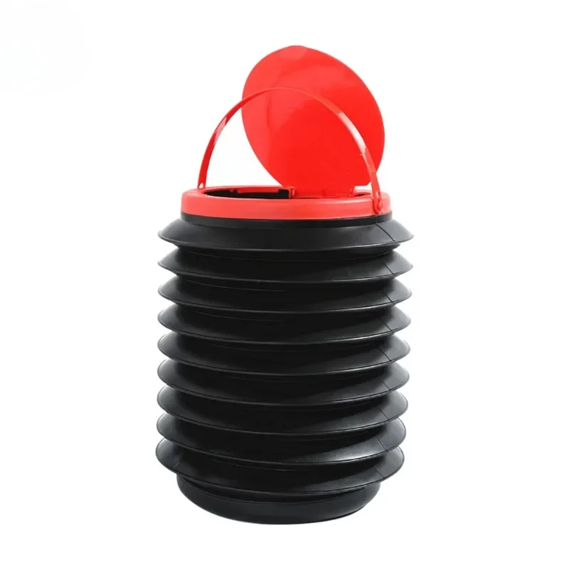 1Pcs car trash can Car wash Retractable storage bucket Folding garbage organizer Trash can universal car garbage bin acessories