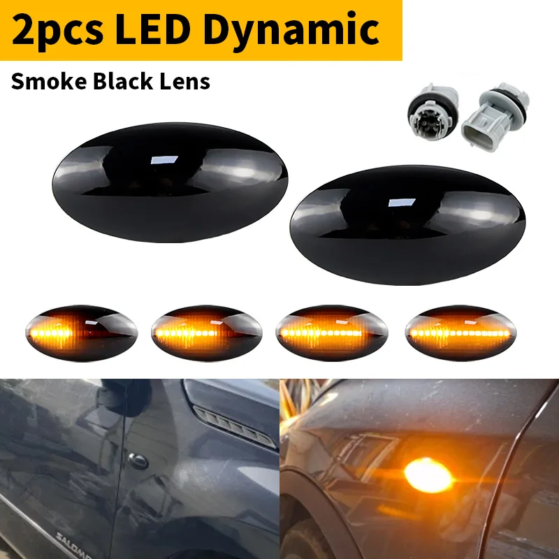 Malcayang Dinamici LED indicatori di direzione luci laterali per Grand Vitara Splash Swift SX4 S-Cross XL7 Sedici Agila Mk2