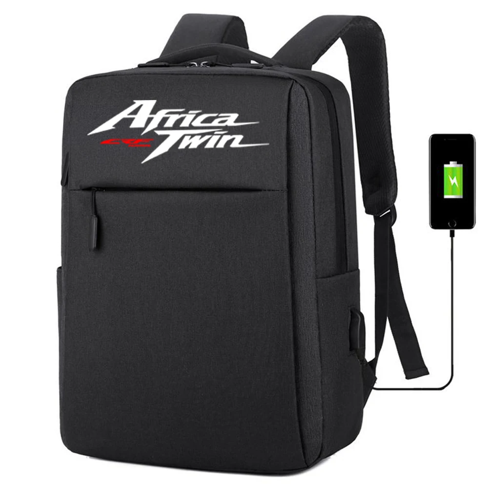FOR Honda Africa Twin Crf 1000 L Crf1000 2022 2023 New Waterproof backpack with USB charging bag Men's business travel backpack 6 10 ports cetralized cell phone security stand iphone anti theft system tablet display holder with charging cable for retail