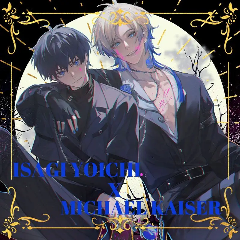 

Isagi Yoichi Michel Caesar Anime Goods Blue Lock 58mm Badge Ticket Card Shikishi Set Bag Ornament Cartoon Peripheral Collection