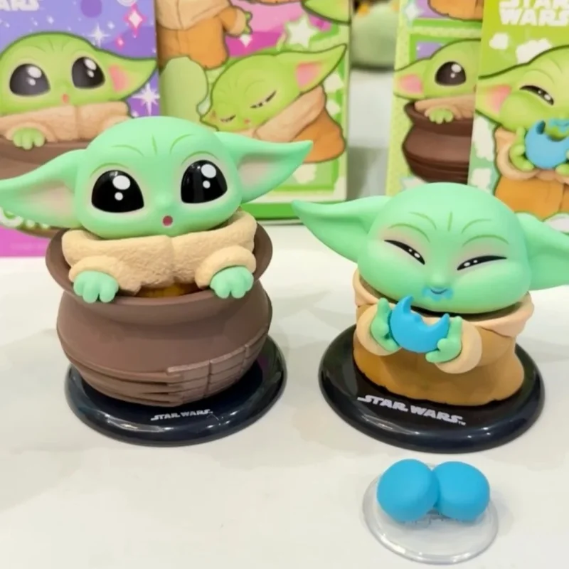 In Stock Hot Toys Ht Cosbi Star Wars Grogu Series Blind Box Yoda Baby Doll Mini Doll Action Figure Kawaii Ornament Toy Gift - 2