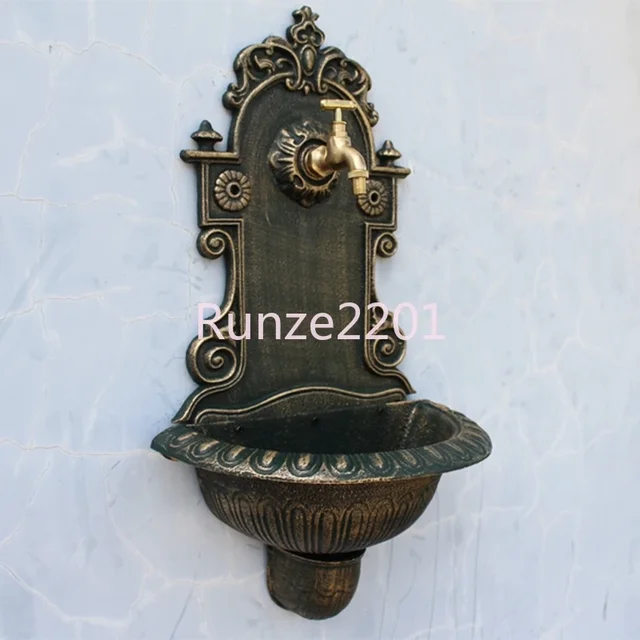 Cast Iron Sink Courtyard Lavatory Basin Wash Basin