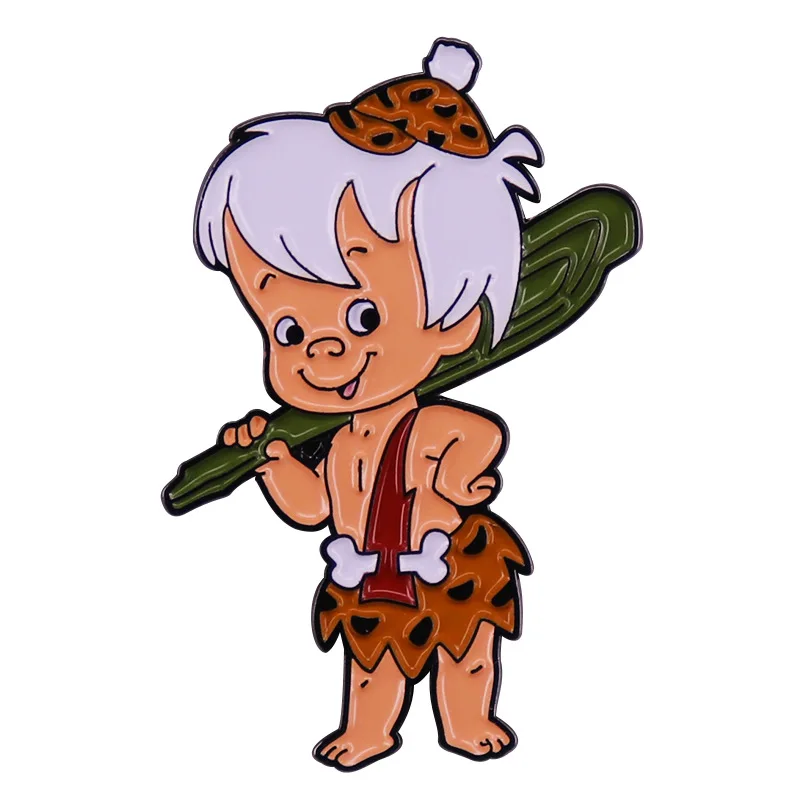 Bamm-Bamm Rubble Enamel Pin - KawaiiMerch.com