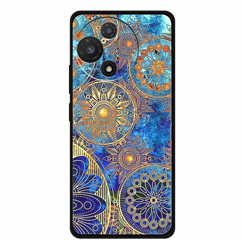 Black Soft Silicone TPU Phone Case with Cool Wolf Design - Shockproof and Protective Cover