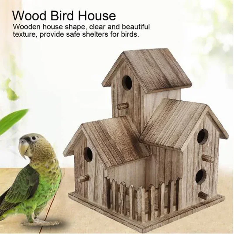 Wild Wooden Bird House 2