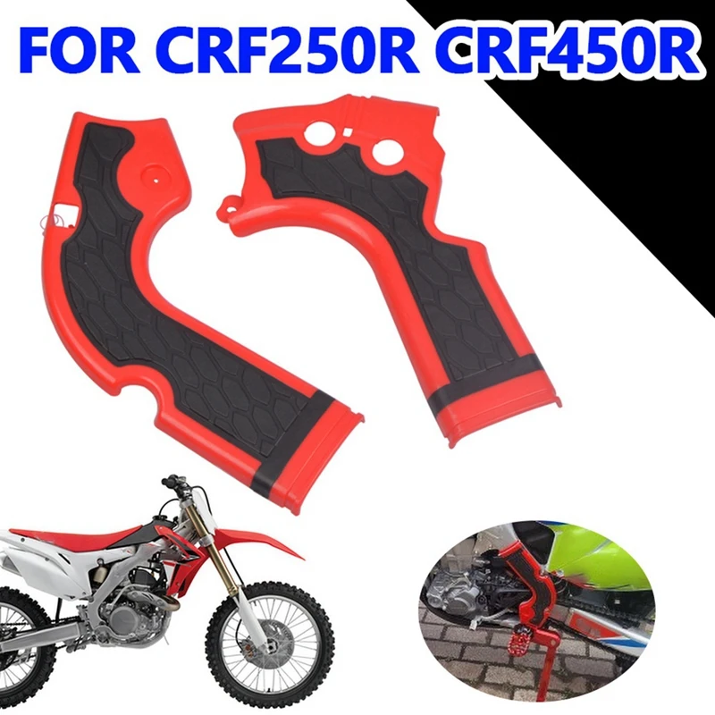 

Motorcycle Frame Guard Cover Protection Protector For Honda CRF250R CRF450R CRF 250R 450R 201-2016