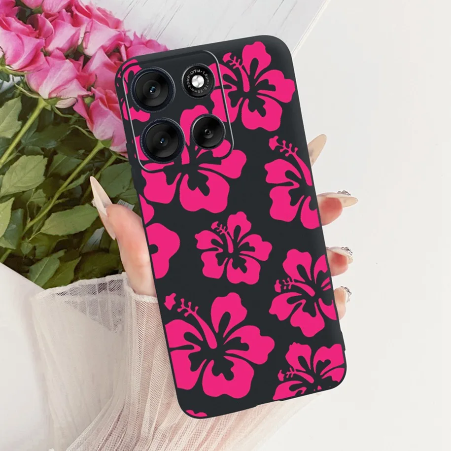 Stylish Bowknot Flower Soft Silicone Phone Case