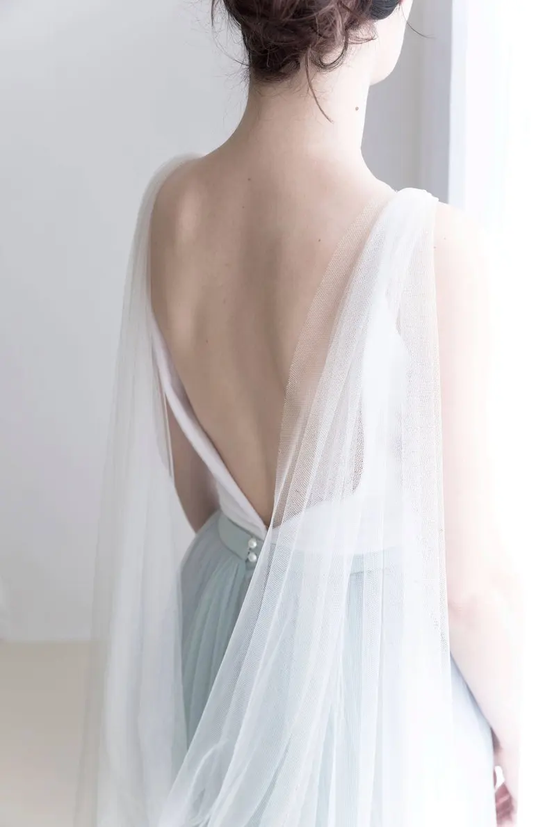 Bridal Wedding Cape Veil Modern Veil Bridal Jacket Shrug Formal Bolero Wedding Cape Chamarras Para Mujer