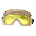 Tan with yellow lens