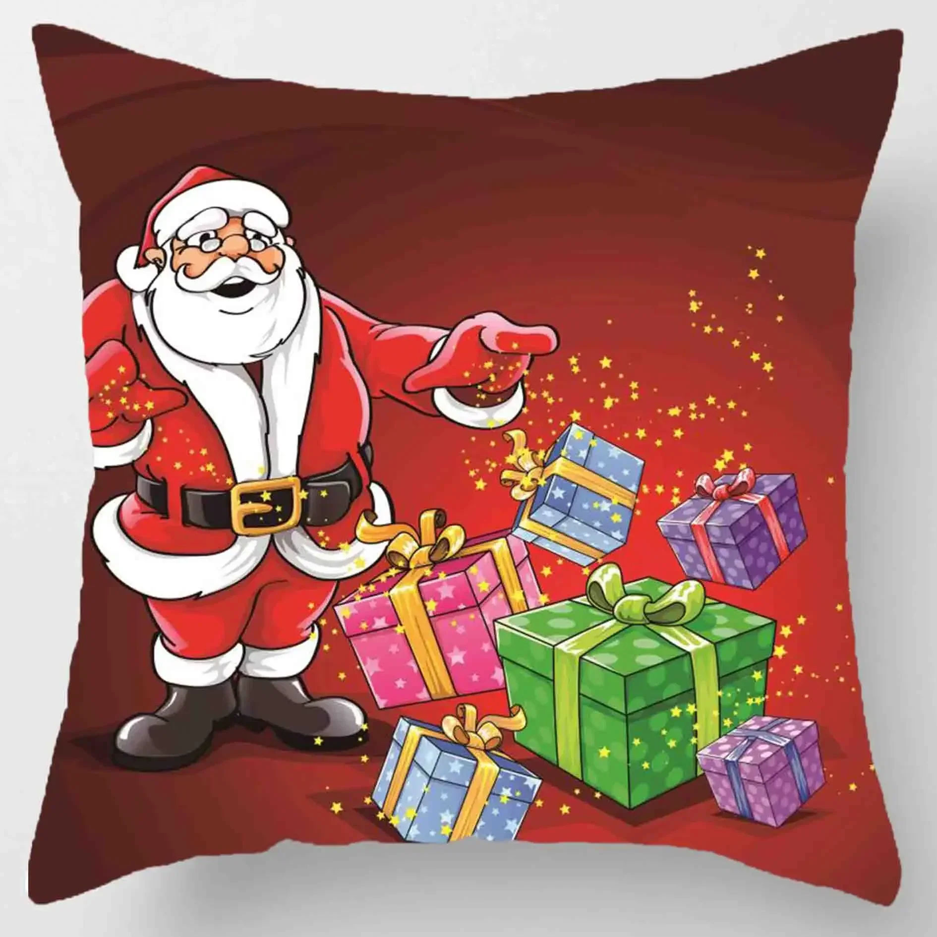 Christmas cushion set 45* 45cm pillowcase ornaments suitable for home Navidad Noel Christmass gifts  ornaments 5