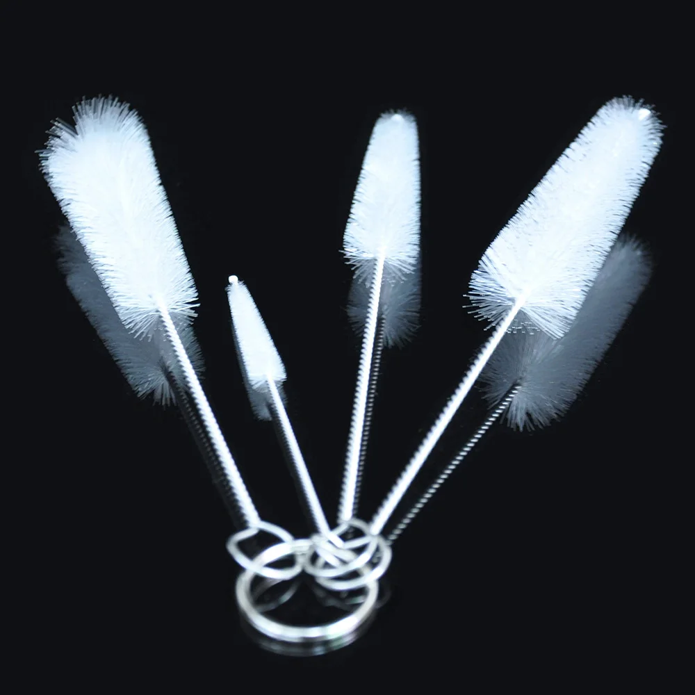 4pcs/set Stainless Steel Nylon Cleaning Brush for Shisha Hookah Sheecha/Chicha/Narguile Accessories hookah accessories hookah cleaning brush cleaning accessories