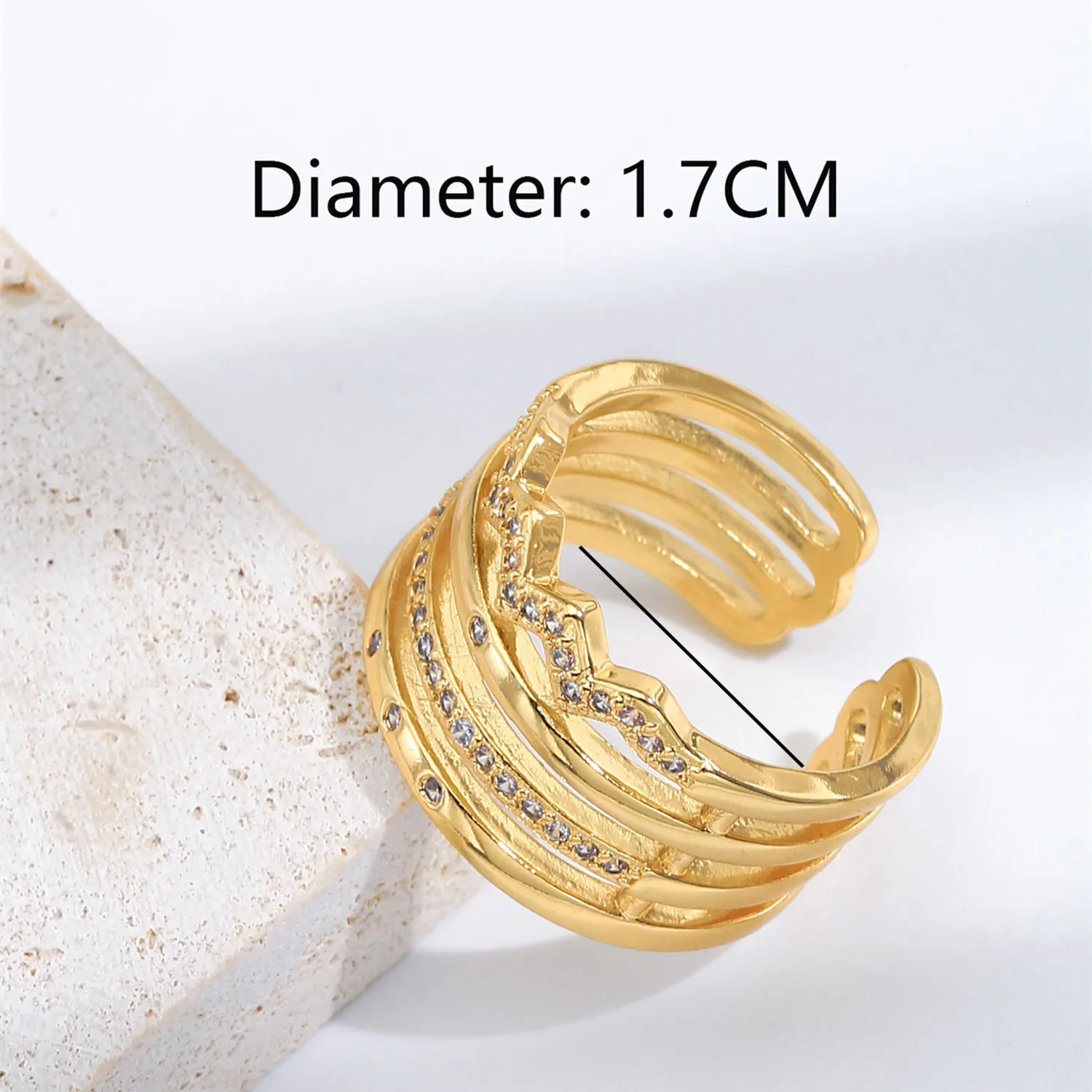 2021 INS Color Rainbow Fashion Rings For Women Finger Jewelry Clear CZ Colorful Neon Enamel Open Adjusted Dome Ring