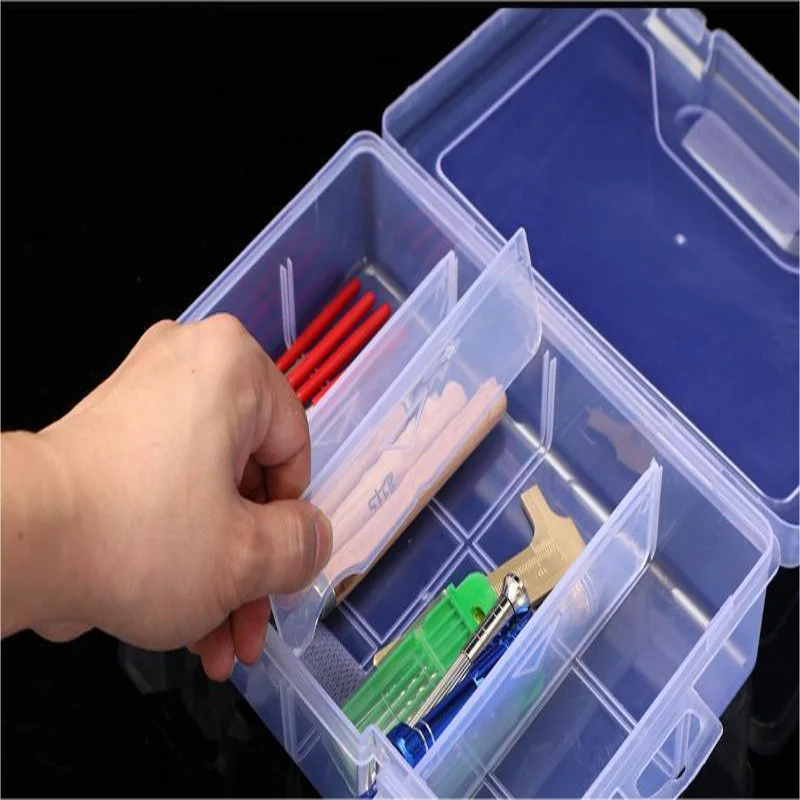 1pc Small Round Plastic Box Transparent Pp Plastic Container Storage Box  For Screws Jewelry Coins Earphone Electric Wires - Tool Box - AliExpress