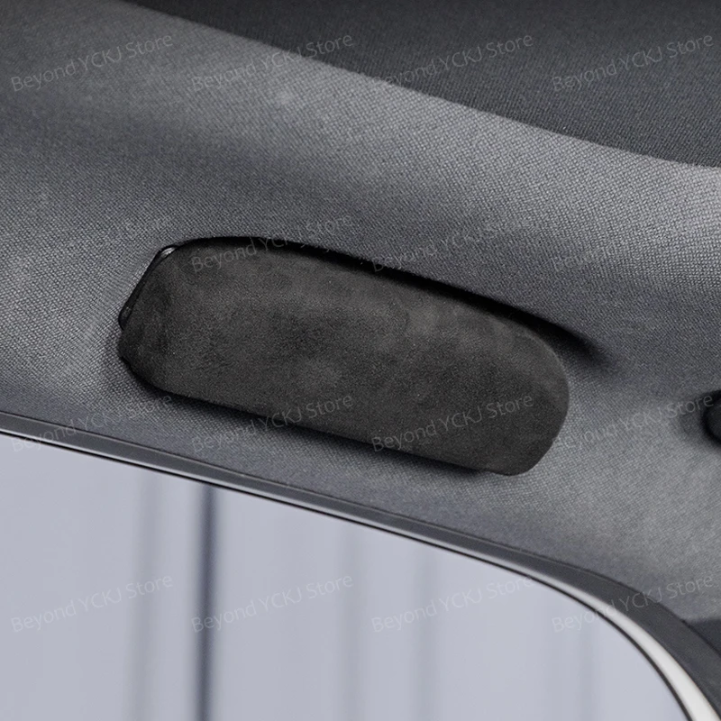 Toyota Land Cruiser 250 Prado Lc250 2024-25 고급 하이 엔드 스웨이드 자동차 안경 케이스 박스 용 자동차 안경 케이스 주최자 보관함