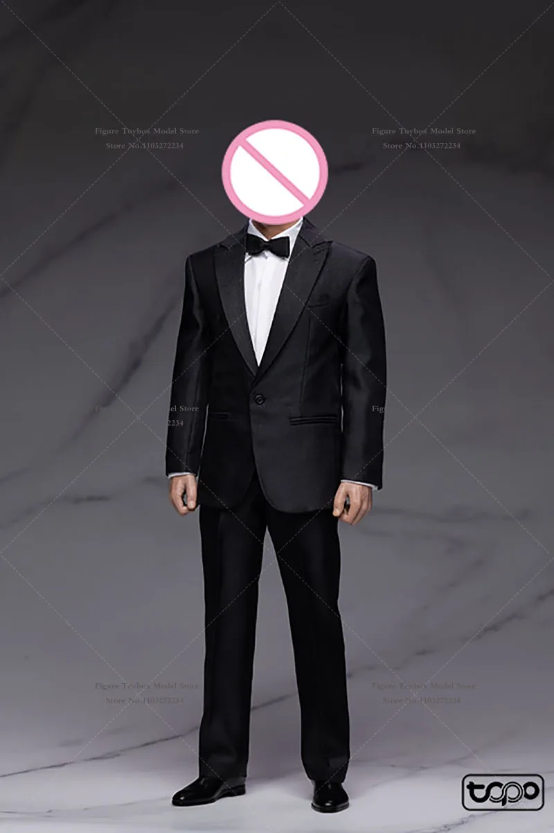 TOPO STUDIO TP021 1/6 Classic Agent Man Soldier Black Dress