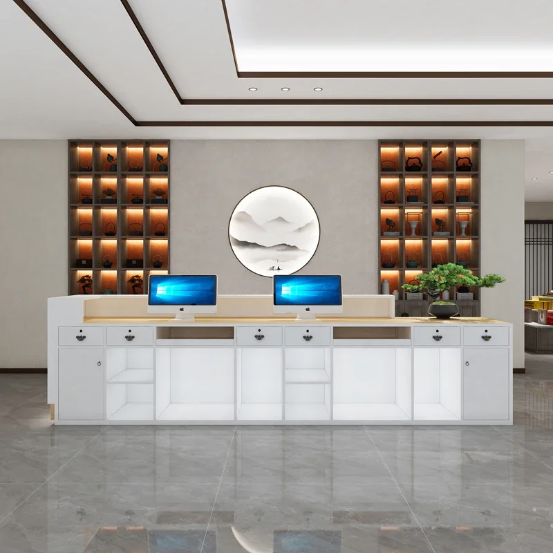 Lectern Luxury Reception Desks Beauty Salon Office Podium Church Futuristic Reception Desks Bancone Office Furniture