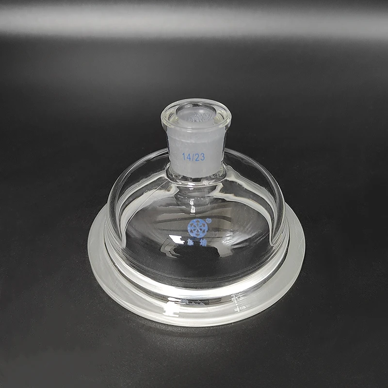 

FAPE Single ground mouth reaction bottle cap,100mm/150mm/200mm/230mm flange outer diameter,Joint 14/23,Glass cover