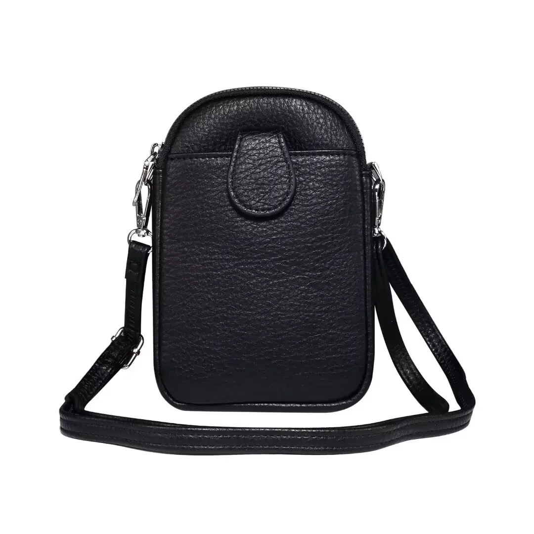 Stylish Mobile Phone Pouch Wallet Bag with Shoulder Strap