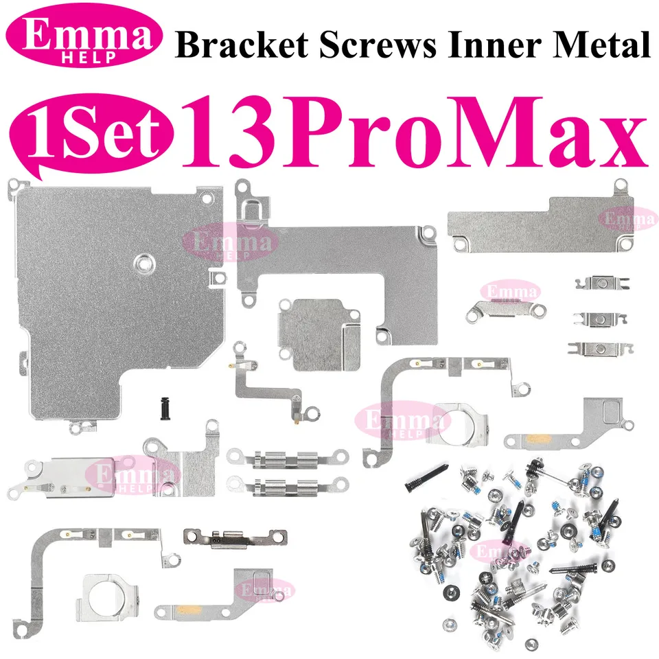 Tornillos Completos + Soporte De Metal Pequeño Interior Completo, Kit