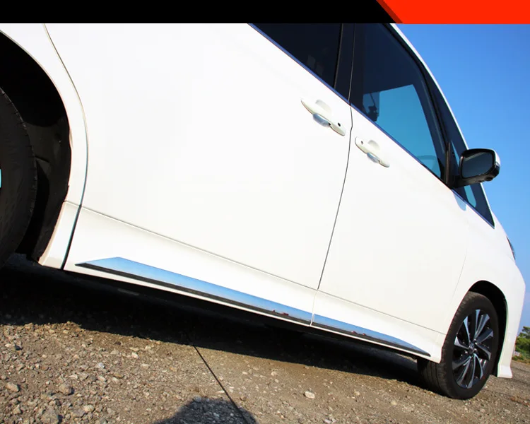 

Accessories For Toyota Voxy 90 Series 2021 2022 Car styling ABS chrome Side Door Body Cover trim stickers Molding Protector