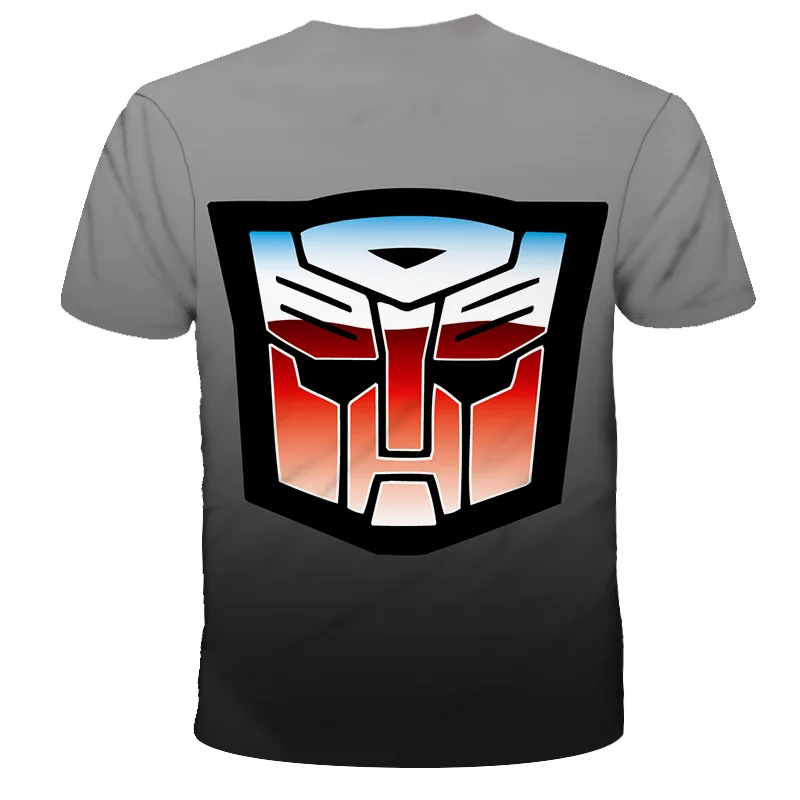 New 2022 Children clothes Transformers 3D Tshirts Children Casual Fashion Boy Girl Kids Printed T-shirt movie Tops Tee children's t shirt with animals	