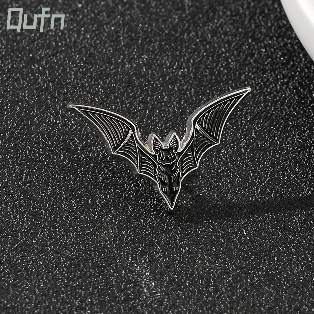 REAL SIC Bat Enamel Pin - Glow In The Dark Lapel Pin, 1.5 Inch, Cute & Spooky Accessory