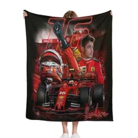 charles leclerc fan art Thin Blanket Fluffy Soft Bedroom Decor Sofa Blankets Comforter Home and Decoration Summer Blanket 1